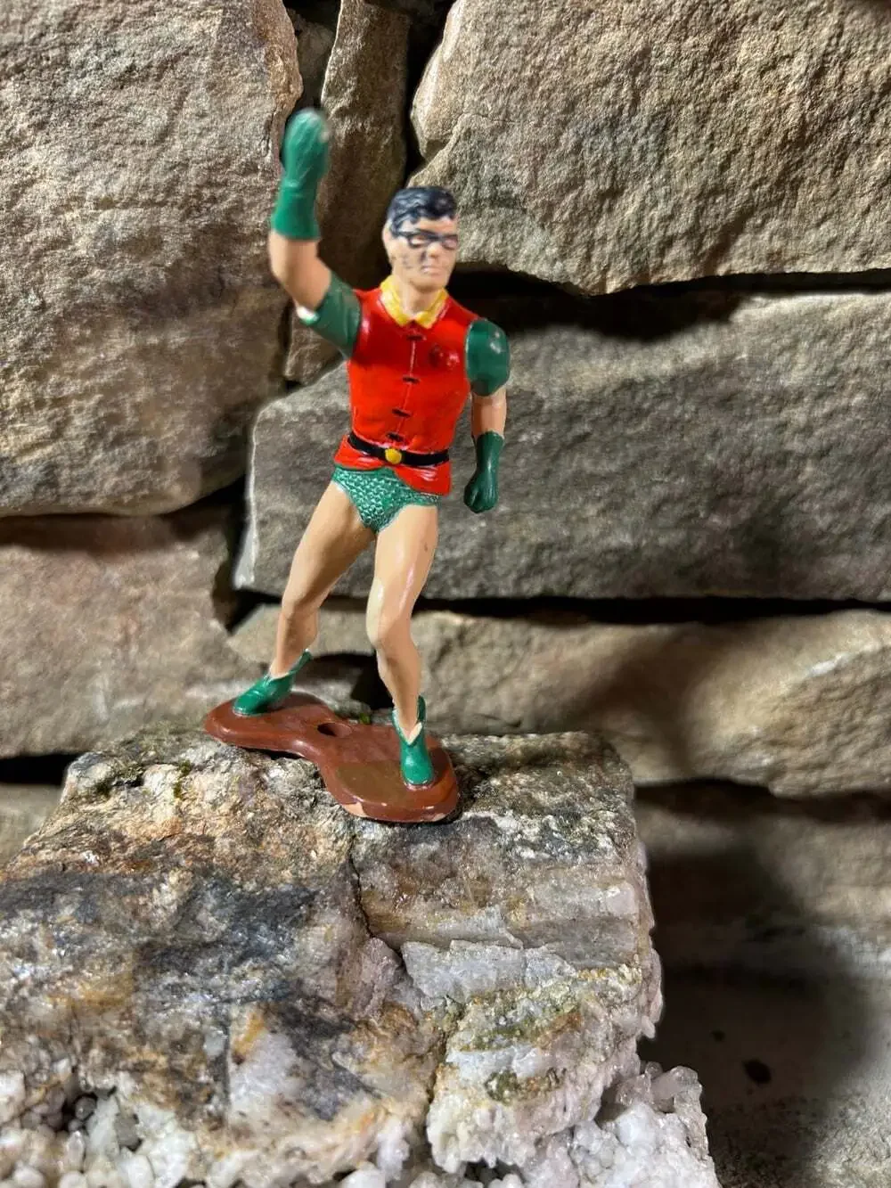 1966 Ideal DC Comics NO Cape Robin Figure